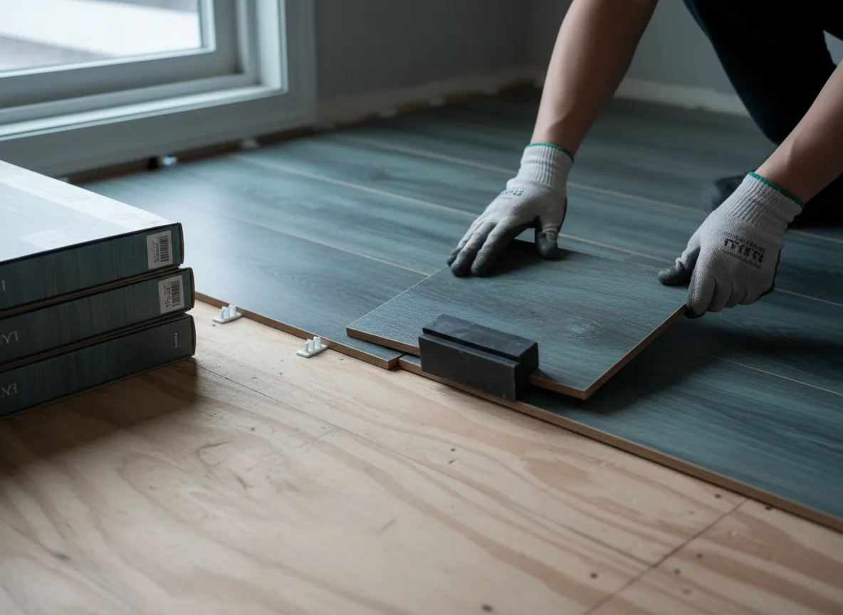 Luxury Vinyl Plank Installation company in Colp, IL